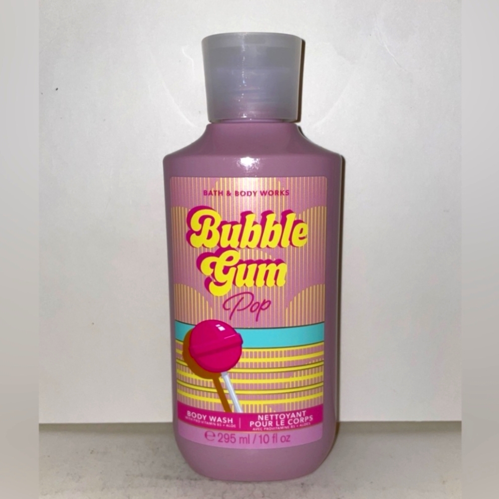 Bath & Body Works Bubblegum Pop Bubble Gum Pop Body Wash 10oz Discontinued NEW